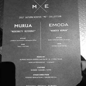 ファッションショーに呼ばれて行って来た。